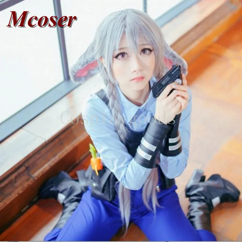 Zootopia Judy Cosplay wig costume VER1 VER2