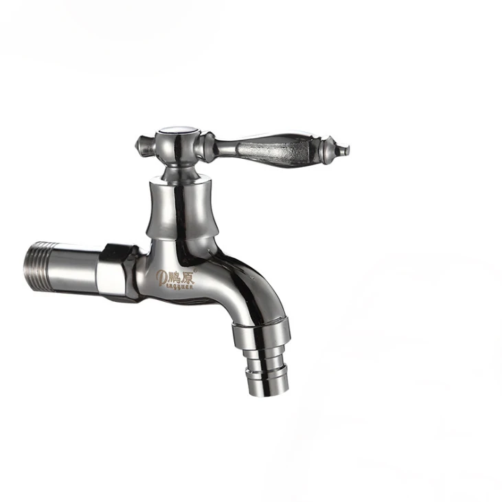 Free shipping Long body Solid brass washing bibcock with single handle