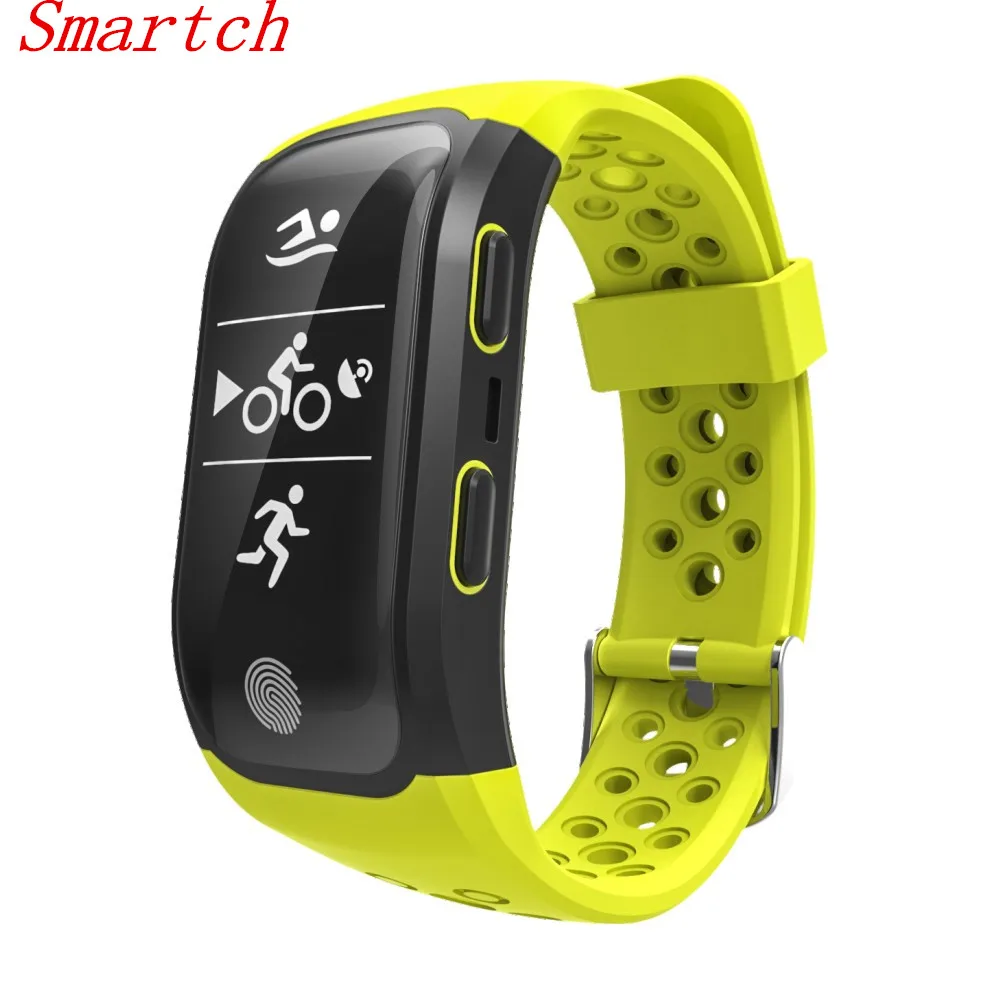 

Smartch S908 Bluetooth GPS Tracker Wristband IP68 Waterproof Smart Bracelet Heart Rate Monitor Fitness Tracker Smart Band