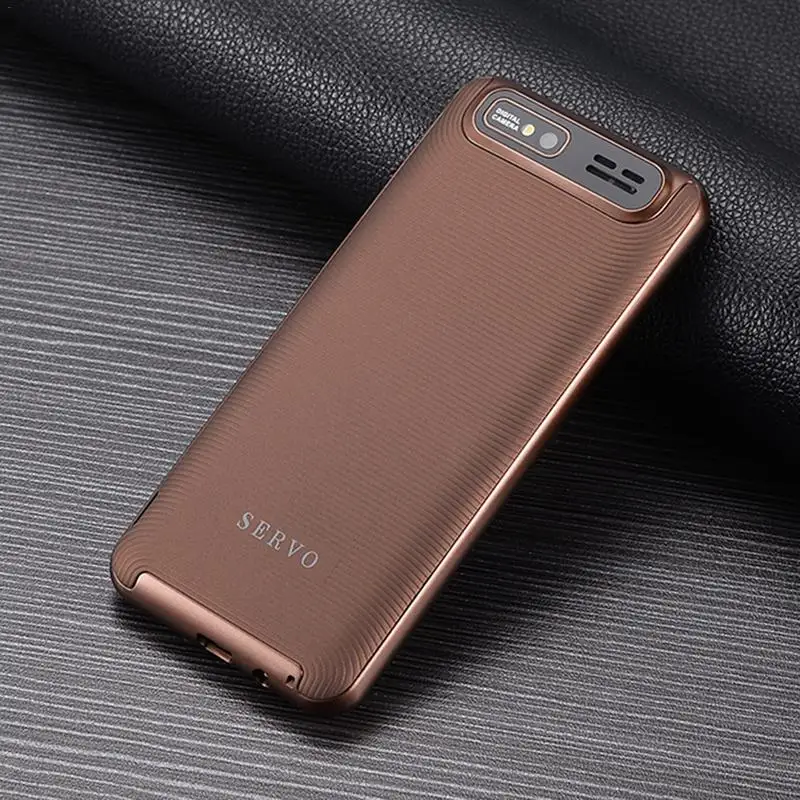 SERVO V8100 2.8 Inch 4 Four SIM Cards 4 Standby Cellphone Bluetooth Flashlight FM GPRS Russian Keyboard Mobile Phone