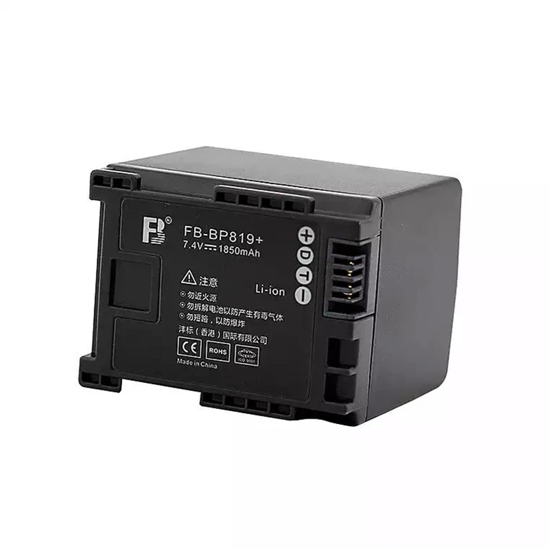 BP-819 BP819 литиевые батареи BP 819 BP808 литий-ионный Аккумулятор для Canon HF100 HF100E HG20 HG21 HF11