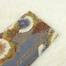 Полметра Janpanese мягкий бриз цветочным принтом в стиле ретро ткань slub хлопок ткань ручной DIY лоскутное одежды платье ткани CR-A503