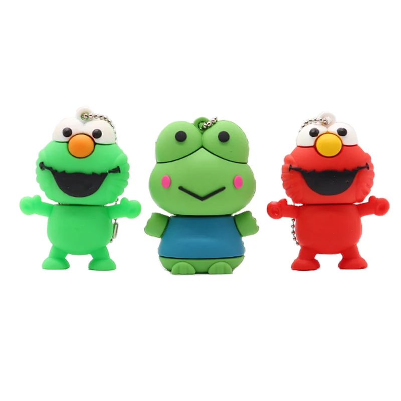 Cartoon frog style usb flash drive pen drive 4gb 8gb 16gb usb stick pendriver USB 2.0 u disk thumb pen drive  cle usb 2.0