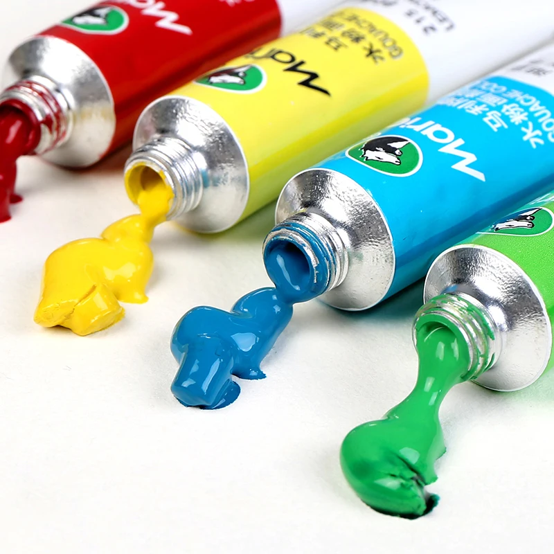 

24 Colors 5ml High Quality Gouache Painting Set Professional Drawing Pigment for Art Supplies