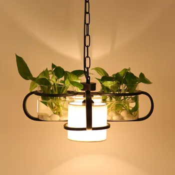 

Modern Plant Pot Deco Pendant Lamp Fashion Nordic Shade Modern Dining Table Hanging Light Fixture DIY Luminaire Office Lighting