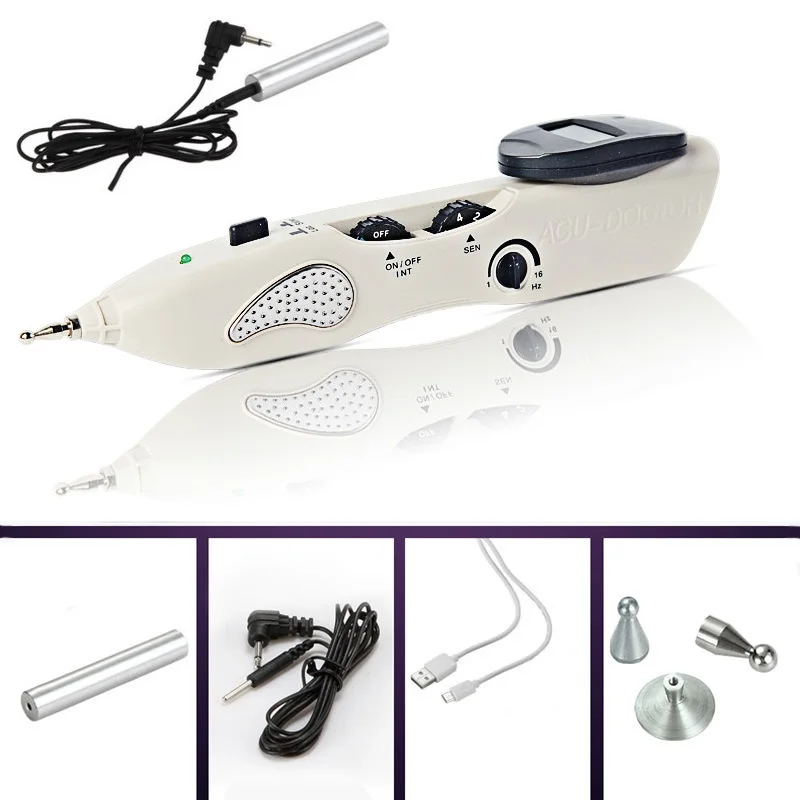 Multi-function Handheld acupoint pen TENS Point Detector with Digital Display Electro Acupuncture Point Muscle Stimulator device Multi-function Handheld acupoint pen TENS Point Detector with Digital Display Electro Acupuncture Point Muscle Stimulator device