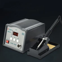 JF 220V Высокочастотный термометр с цифровым дисплеем, бессвинцовая паяльная платформа с постоянной температурой, электрический утюг