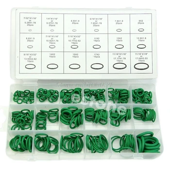 

270Pcs 18 Sizes Kit Air Conditioning HNBR O Rings Car Auto Vehicle Repair Rubber Rings S08 Wholesale&DropShip