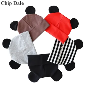 

New Style Baby Boys and Girls Hat Newborn Toddler Cotton Elastic Beanies Cap Keep Warm Caps With Ear Baby Clothes Accessory