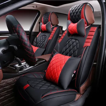 

3D Styling Car Seat Cover For Honda Accord Civic CRV Crosstour Fit City HRV Vezel,High-fiber Leather,