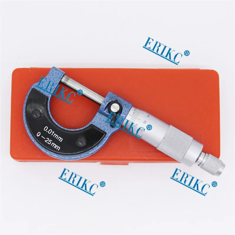 ERIKC Manual Micrometer for Diesel Injector Adjusting Gasket Injection Lift Measurement Tool for Injector Shim E1024016  (6)
