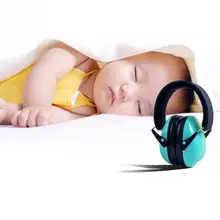 Baby Sleeping Noise Insulation Ear Cups Defenders Hearing Protectors Foldable Headband Ear Muffles Earmuffs for Kids Children