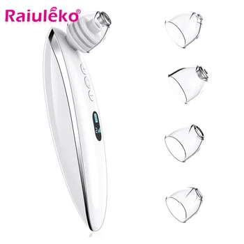 

4 Tip Pore Cleaner Blackhead Remover Vacuum Electric Nose Face Deep Cleansing Facial Beauty Vacuum Negative Pressure Skin Care