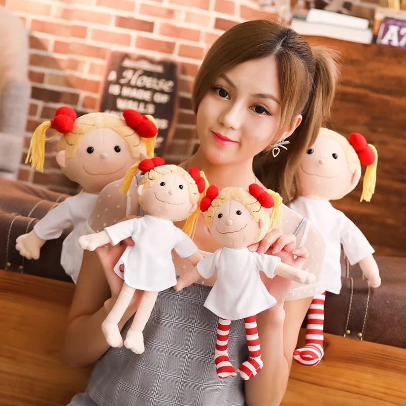 1 шт. 35 см новые RagDoll чучело куклы плюшевые Коко плюшевые куклы могут быть использованы в качестве нулевой кошелек сладкий модель девушка