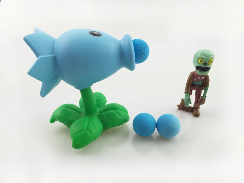 PVZ Растения против Зомби Peashooter ПВХ фигурка модель игрушки подарки игрушки для детей высококачественные игрушки, в OPP пакете