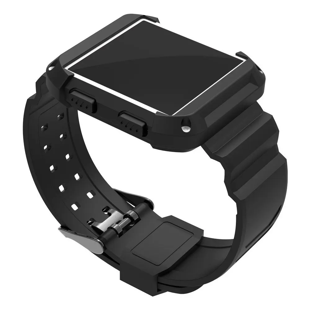 Силиконовый спортивный ремешок для часов для Fitbit Ionic, умный ремешок для часов с защитным чехлом, сменный браслет, браслет