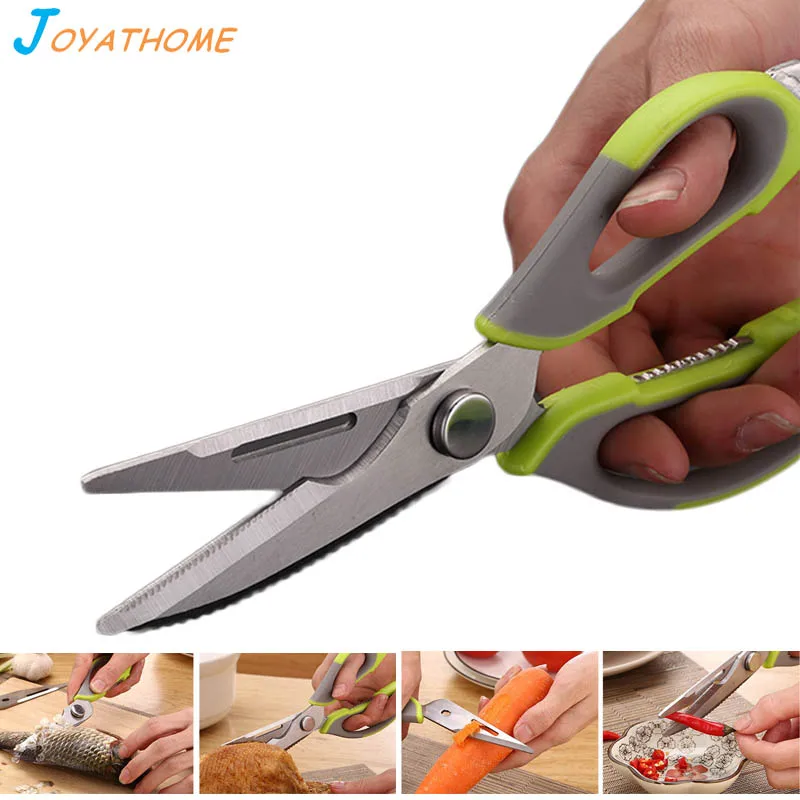 

Joyathome Multifunctional Chicken Bone Scissors Kitchen Refrigerator Scissors with Magnetic Detachable Household Food Scissors