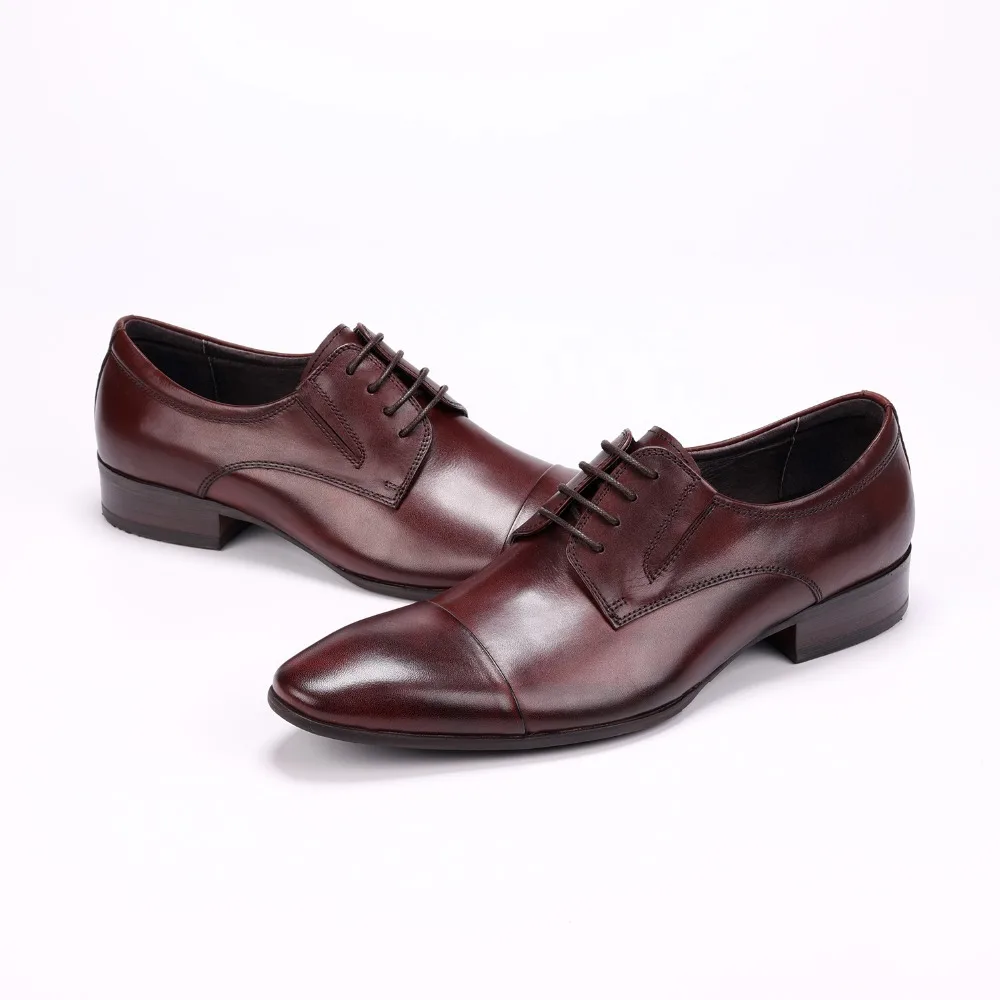 Tan Mens Dress Shoes Genuine Leather 