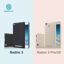 Xiaomi Redmi 3 Cas Nillkin Givré Bouclier Dur Cas de Couverture Arrière Pour Xiaomi Redmi 3 Pro/3 S Hongmi 3 5 pouces Avec Écran Protecteur