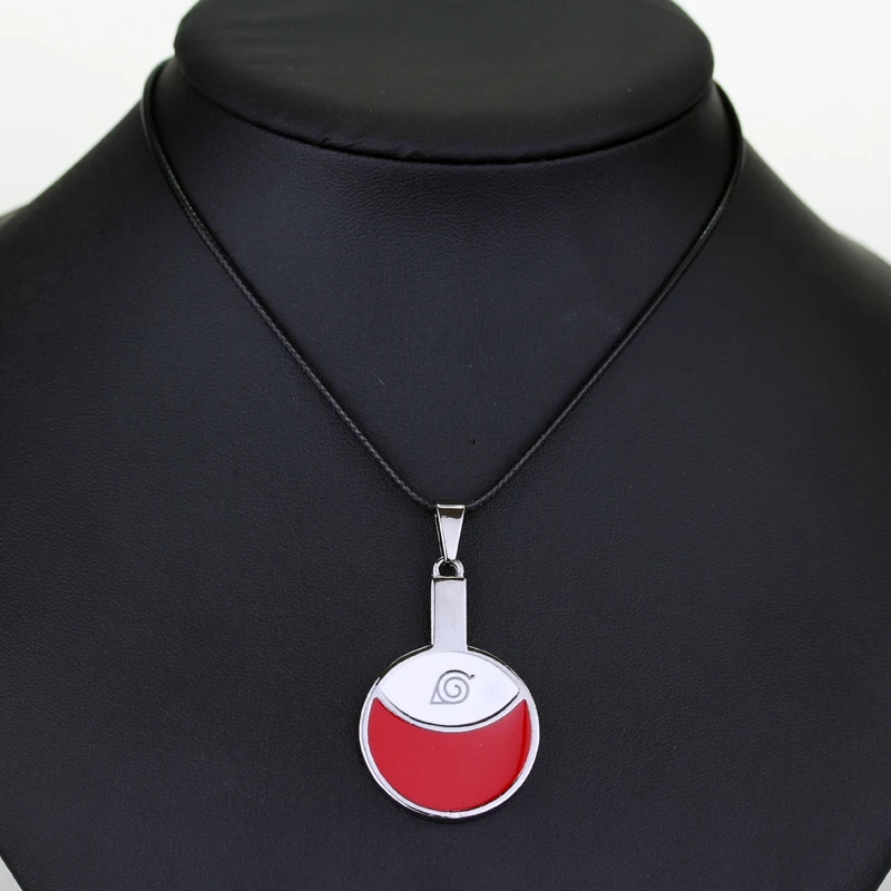 Inveroo Fashion Cospaly Jewelry Anime Naruto Surrounding The Uchiha Family Clan Badge Alloy Pendant Jewelry Necklace 