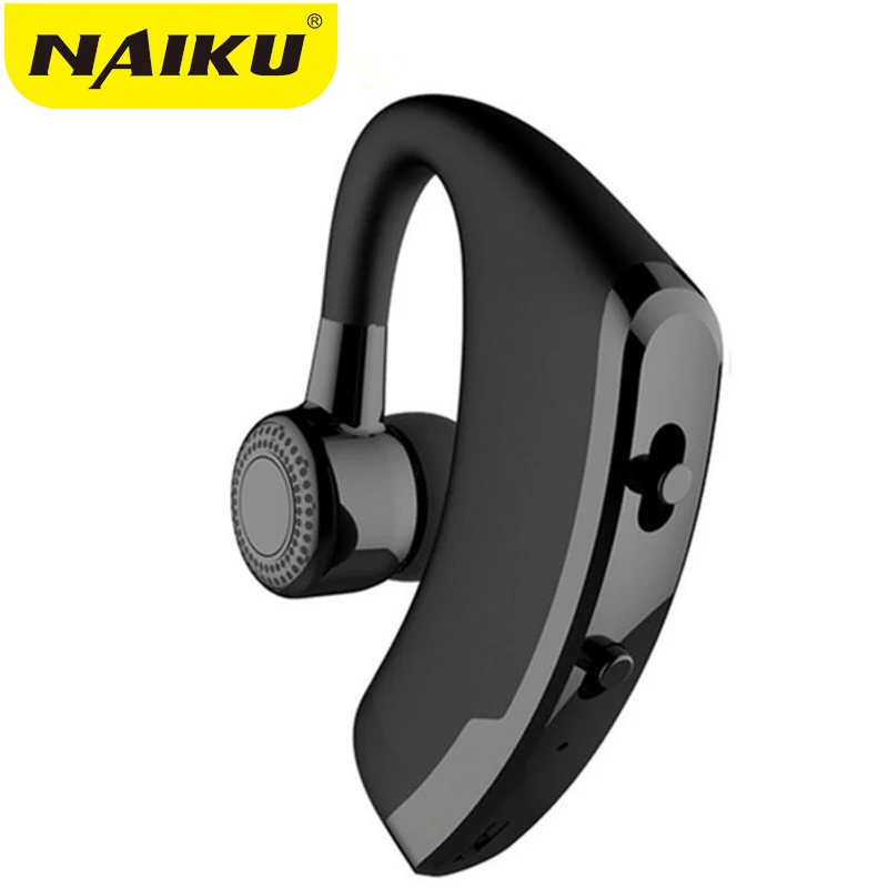 NAIKU V9 Handsfree Business Bluetooth Headphone With Mic Voice Control Wireless Bluetooth Headset For Drive Noise