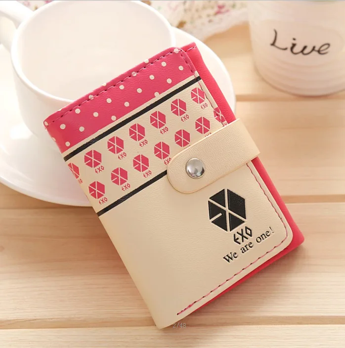 

Fashion Zipper PU Leather Coin Card Holder Photo Holders Women Purse Wallet Female Purse Wallets