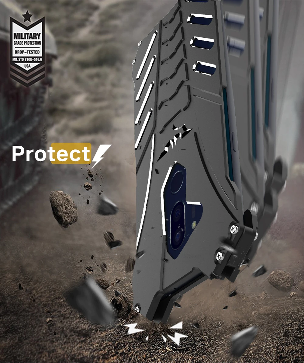 Batman Shockproof Armor Metal Phone Case For LG - Super Comics Online _04