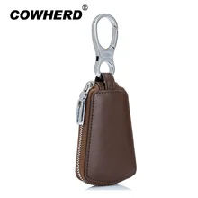 Пастух 5 новых Цвета унисекс Ключницы женский мини кошелек из натуральной коровьей кожи Key Holder кошелек причинная мужской Ключи кошелек