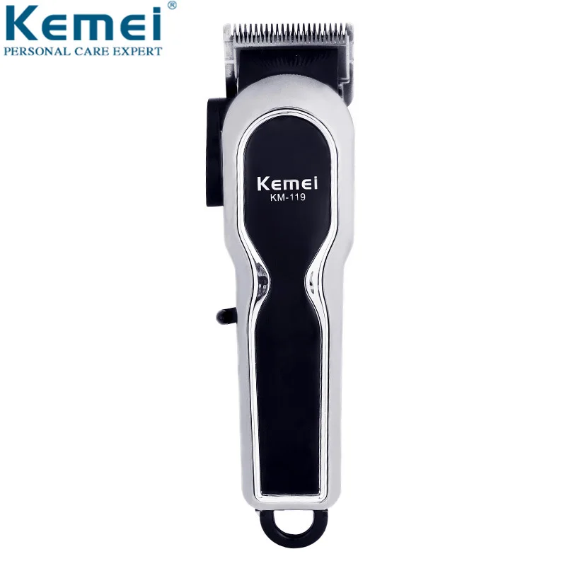 Kemei профессиональная машинка для стрижки волос 100 240 В аккумуляторная