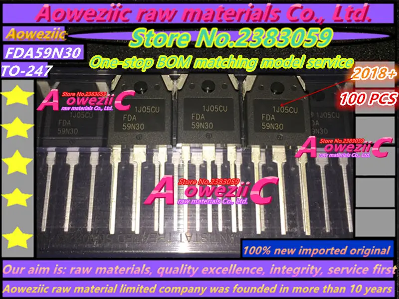 Aoweziic 2018+ 100PCS 100% new imported original FDA59N30 59N30 TO 247 ...
