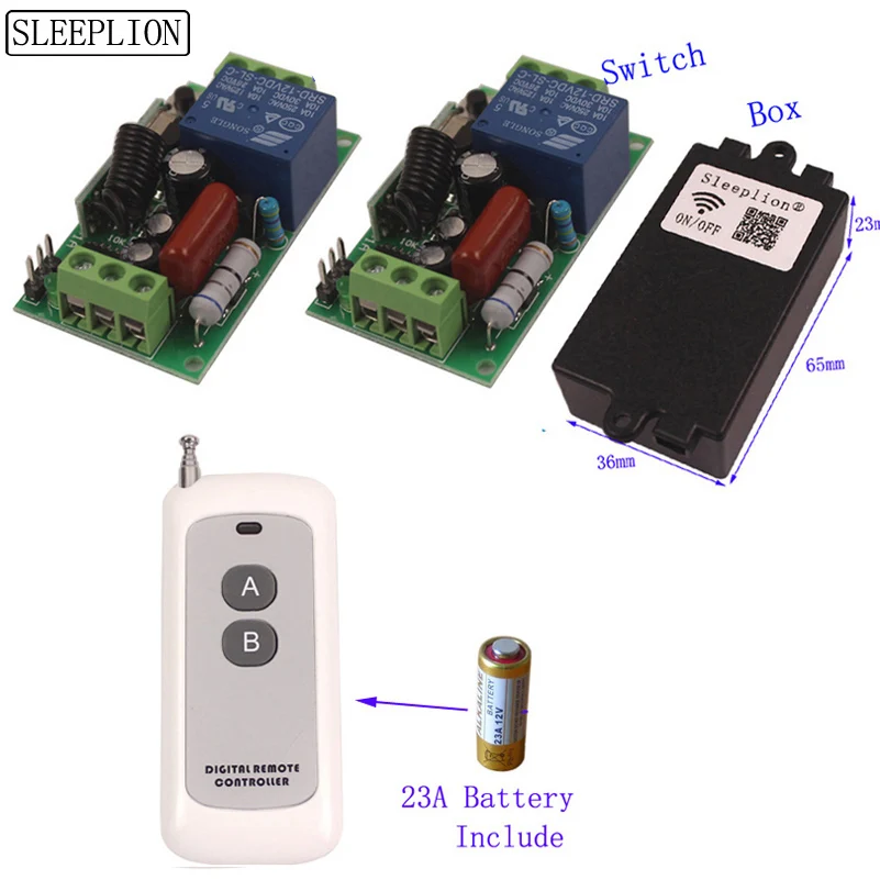 220V 110V Smart Switch Remote Control Relay Universal Remote Control Switch Module 110V Wireless Switches 315M433MHz -1