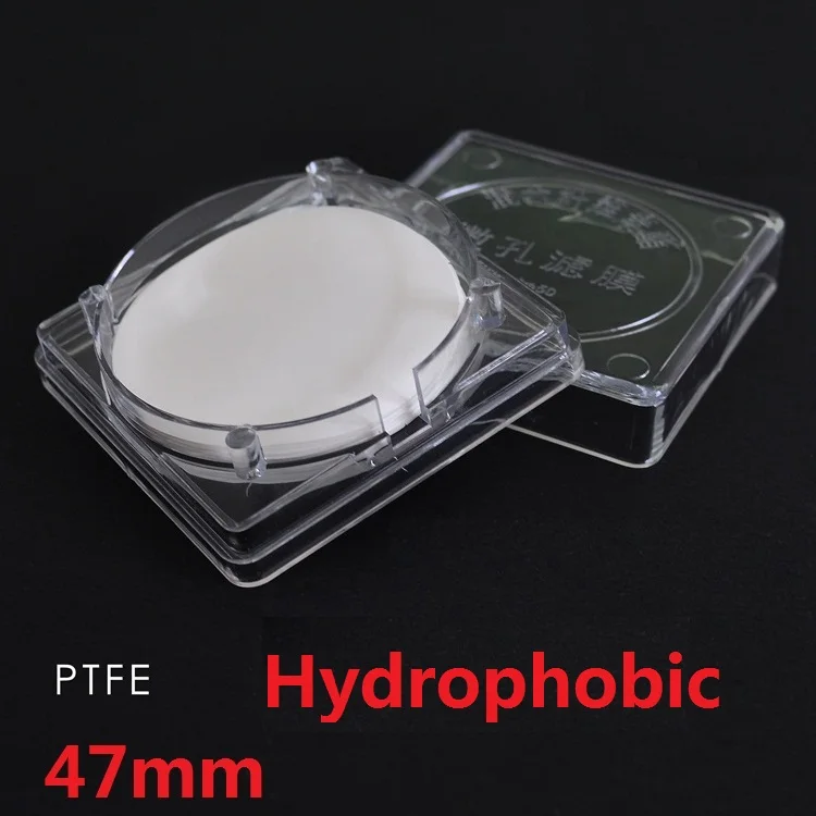 

500pcs/pack for lab 47mm Acid and alkali corrosion resistance Polytetrafluoroethylene PTFE Hydrophobic filter membrane