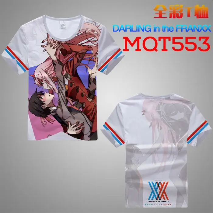 Hot Sale DARLING IN THE FRANXX Anime T Shirt Men Women New Fashion Hip Hop Streetwear Tops Tees Casual Funny Graphic T-shirt AA Hot Sale DARLING IN THE FRANXX Anime T Shirt Men Women New Fashion Hip Hop Streetwear Tops Tees Casual Funny Graphic T-shirt AA