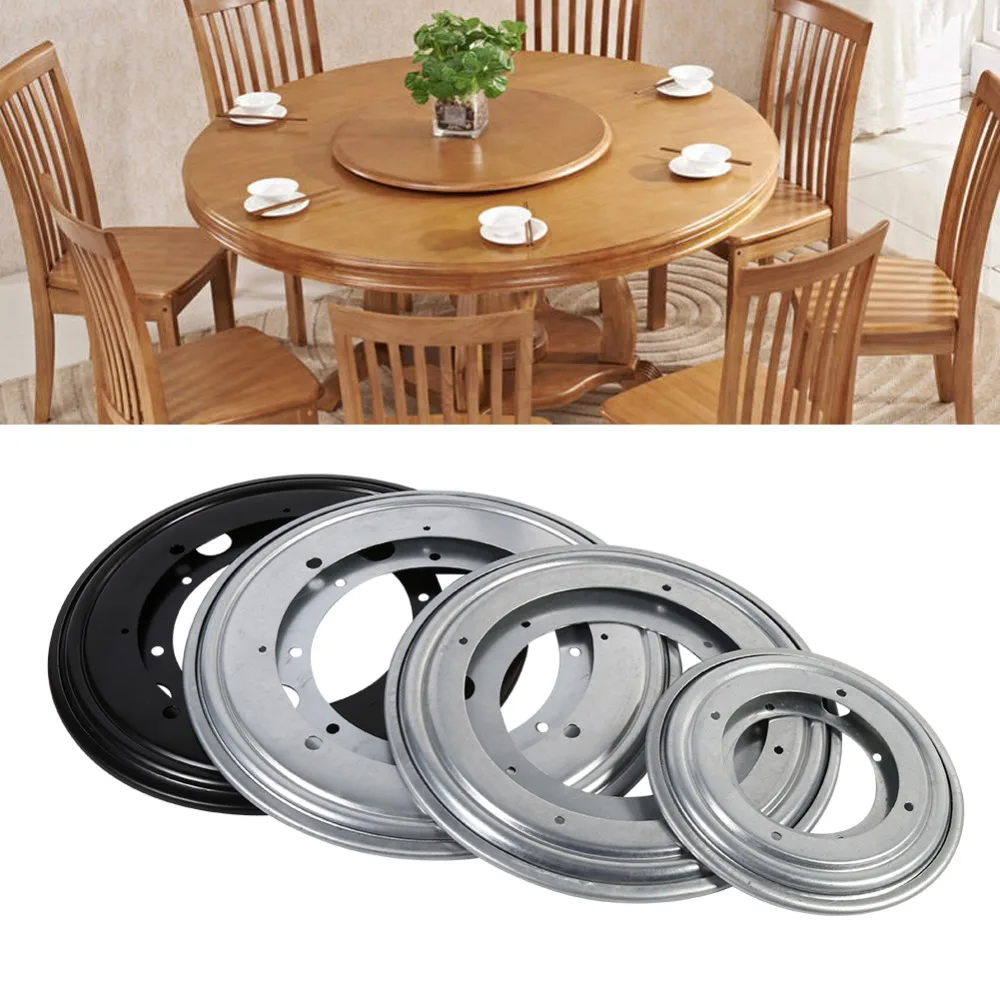 

4 Types Heavy Duty Round Shape Galvanized Lazy Susan Turntable Bearing Rotating Swivel Plate