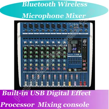 

MICWL ZDR800 Bluetooth Wireless Microphone Live Studio Mixers Mixing Console Bluetooth 24-Bit Digital Effect Processor