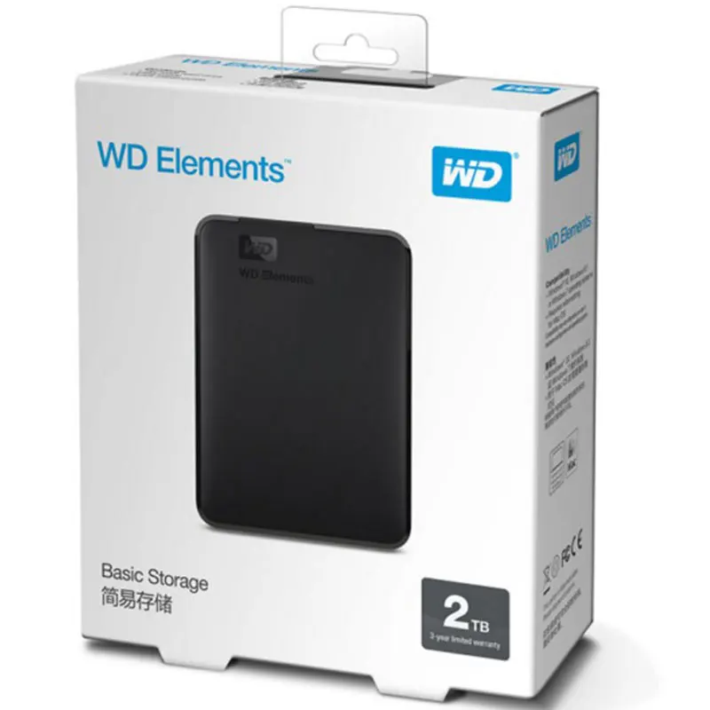 WD внешний жесткий диск HDD 2," Портативный Disco Duro жесткий диск Externo 500 Гб 1 ТБ 2 ТБ 3 ТБ 4 ТБ 1 ТБ HD USB3.0 внешний жесткий диск