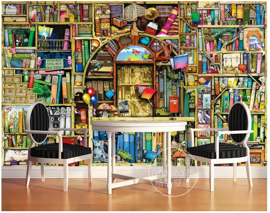 Custom photo wallpaper 3d wall mural wallpaper Cartoon hand painted