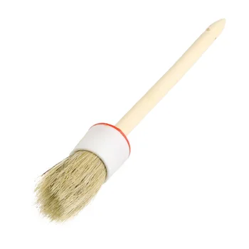 

Interior Car Brushes W/ Wood Handle 1 Set 5pcs Truck Detailing Dash Trim Seat Wheel Cleaning 20-45mm 5x Practical