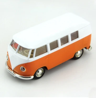 RMZ городской автомобиль Стайлинг 1:36 Ван РЕТРО ПРИНТ маленький автобус сплав модель автобуса отличные игрушки для детей Подарки