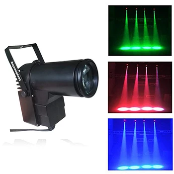 

10W DMX RGBW LED Stage Light Pinspot Light Beam Spotlight 6CH Disco Party KTV DJ Club Show Decor Stage Lighting Effect
