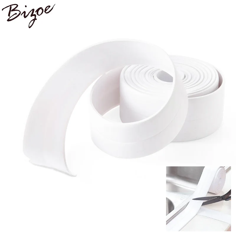 kitchen waterproof mildew proof tape line corner seams moisture protection collision rubber strip | Дом и сад