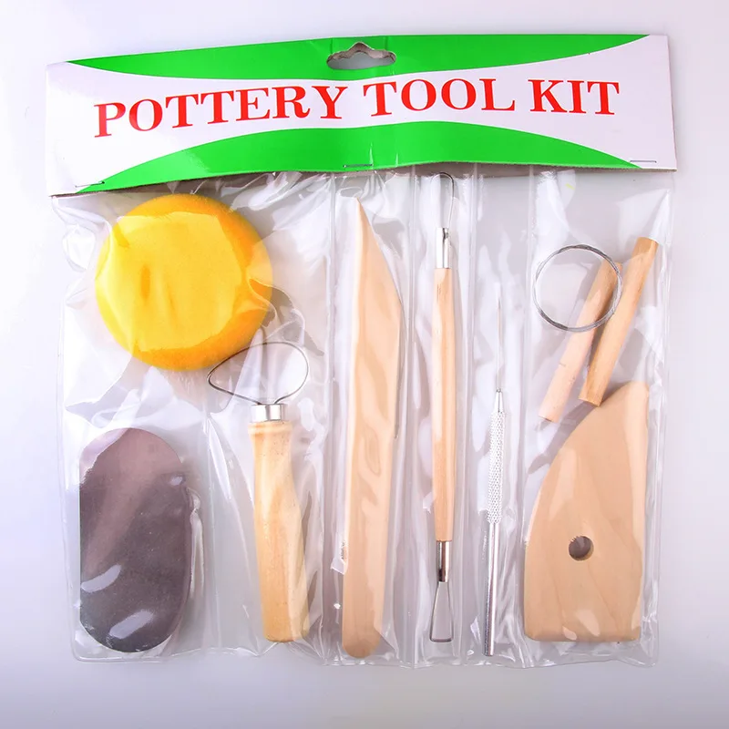 

8Pcs/Set Clay Sculpting Tools Pottery Carving Tool Set - Includes Clay Color Shapers Modeling For School Student Artist Supplies