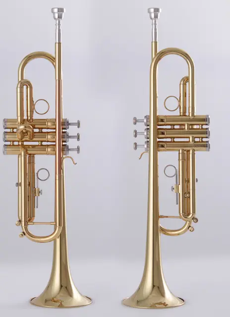 Tromba In Ottone Chiave C Stile Militare Per Principianti - Con Bocchino E Finitura Oro - Foto 12