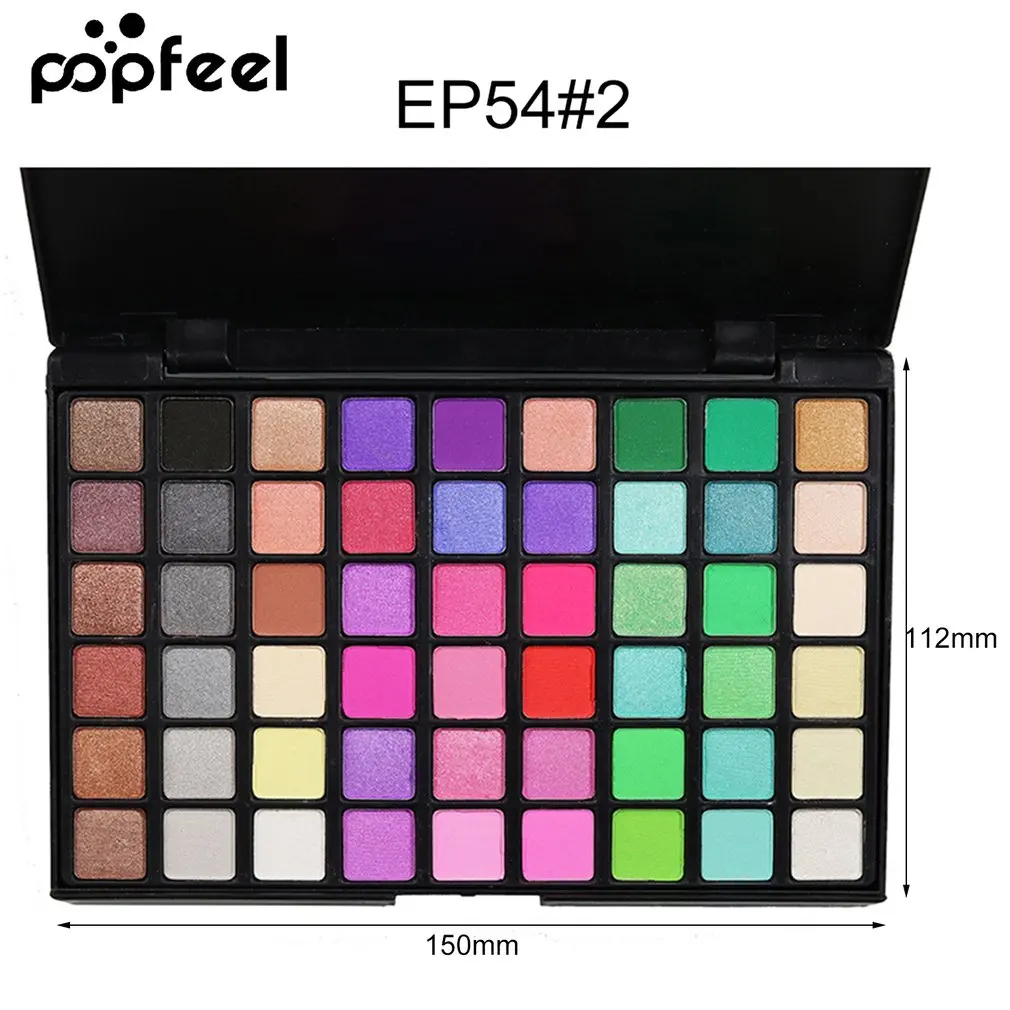 

54/25/6 Color Pro Women Eyeshadow Pallete Makeup Palette Natural Non-Fading Long Lasting Cosmetic Beauty Eye shadow Tool Kit