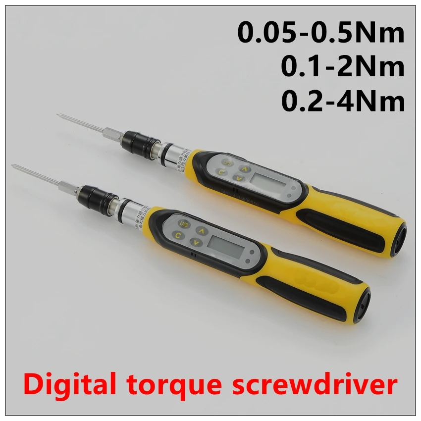 MXITA Digital torque screwdriver 0.05 0.5Nm 0.1 2Nm 0.2 4Nm