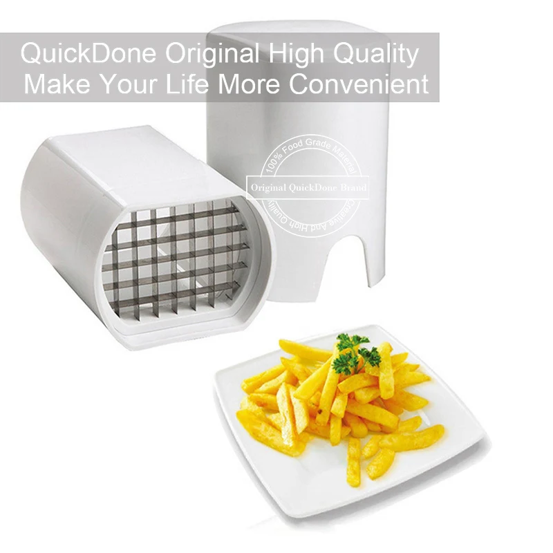 QuickDone картофель фри резак нарезатель чипсов производитель Многофункциональный прочный инструменты кухонные принадлежности гаджет AKC6112