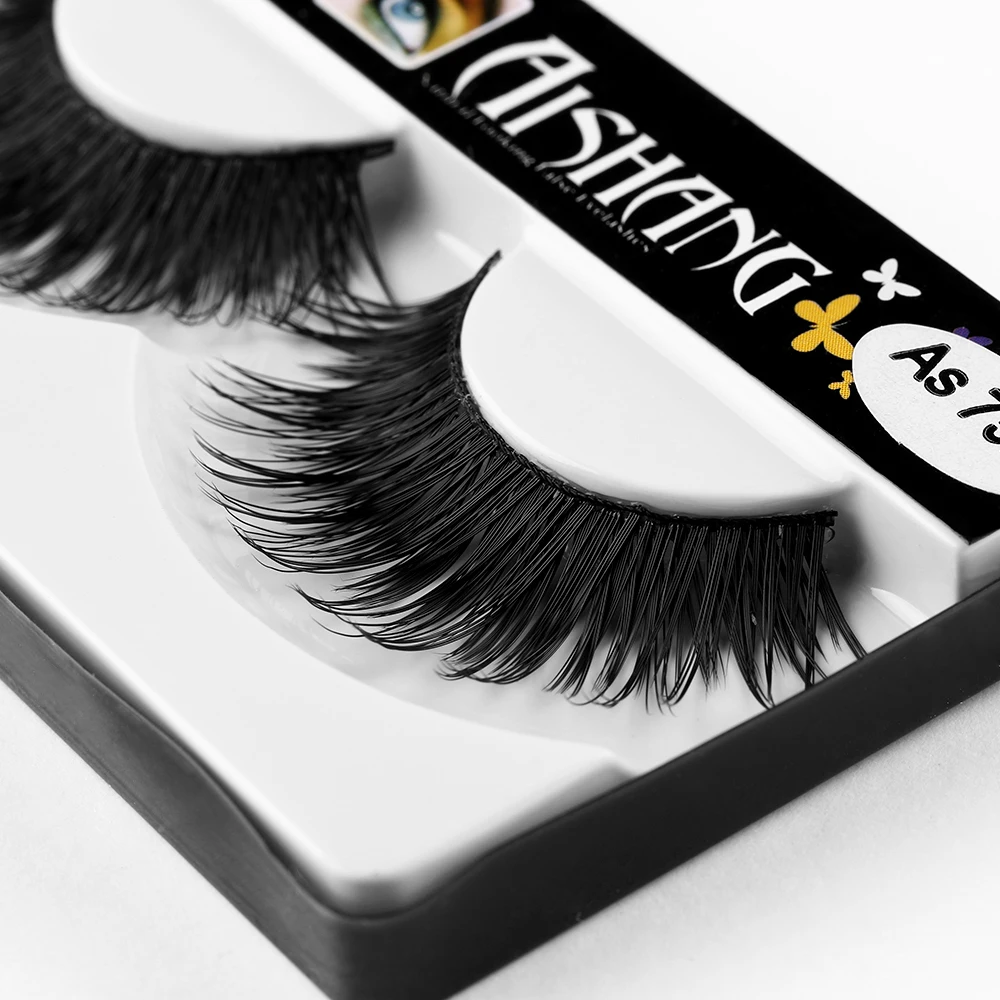 

NEW 1 Pair Handmade Long Thick Fake False Eyelashes Black Lashes Extension Tools For Makeup Beauty