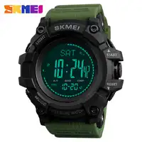 SKMEI Outdoor Sports Watches Men Compass Temperature Altimeter Digital Wristwatches Waterproof Clock Male relogio masculino 1358