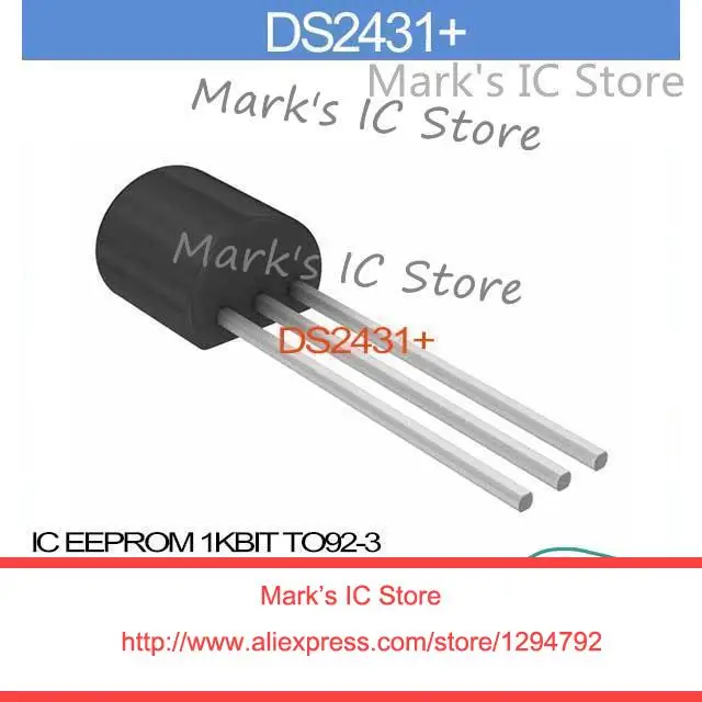 DS2431+ IC EEPROM 1KBIT TO92 3 DS2431 2431 DS243 2431+ DS24 2431 ...