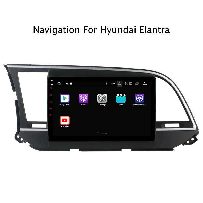 Flash Deal 9Inch PX30 Android 9.0 Car DVD Multimedia Player For Hyundai Elantra 2016 2017 GPS Navigation Radio Stereo Audio 3
